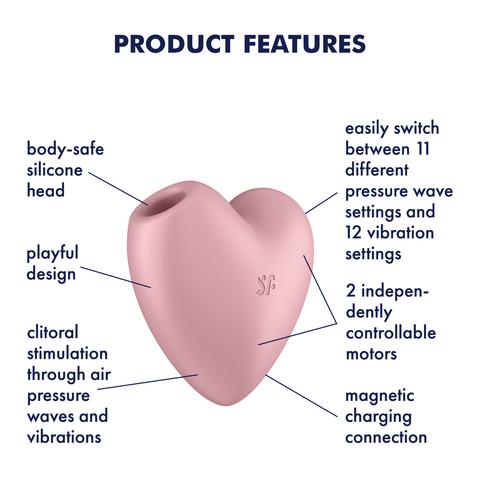 Satisfyer Cutie Heart Rose