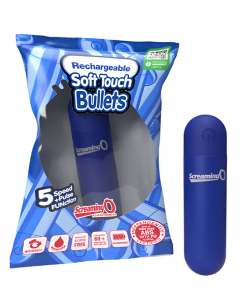 Screaming O Soft Touch Bullets Blue