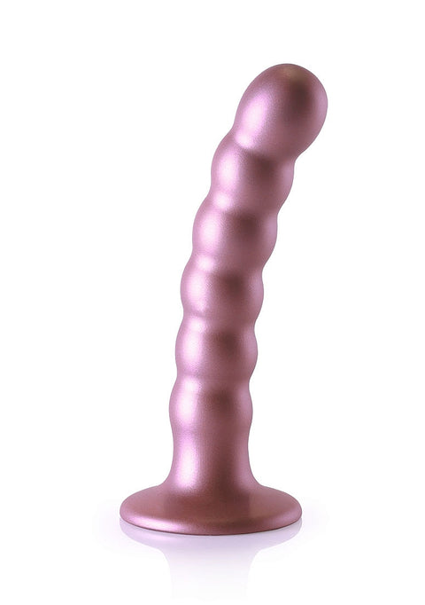Ouch Beaded G-Spot Dildo 5" Rose Gold
