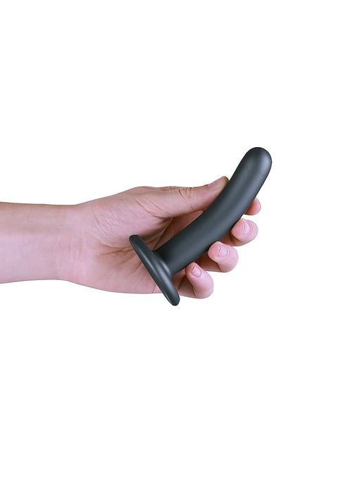 Ouch Smooth G-Spot Dildo 5" Gun Metal