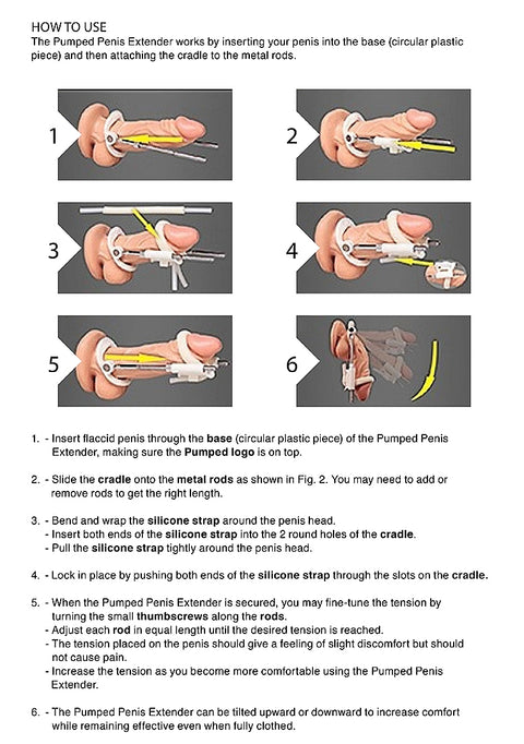Pumped Penis Extender Black