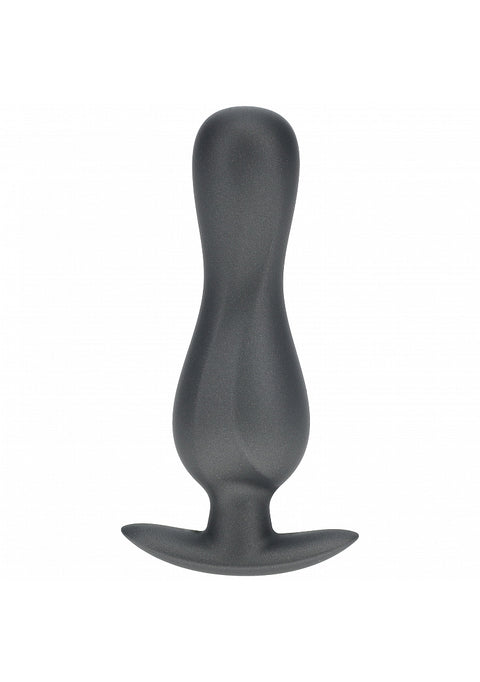 Ouch Curvy Anal Plug 4.6" Gun Metal