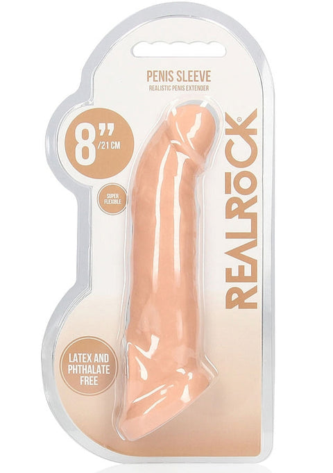 Realrock Penis Sleeve 8" Flesh