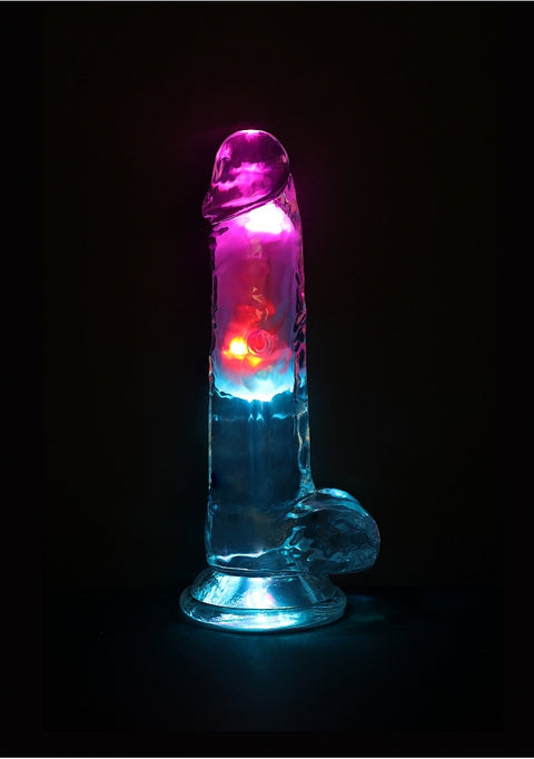 Shots Realrock 7" Cock/Dildo with Balls Remote Control