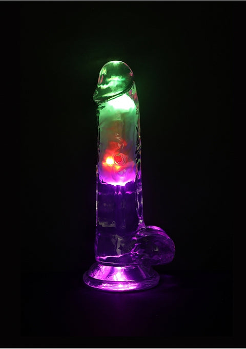 Shots Realrock 7" Cock/Dildo with Balls Remote Control