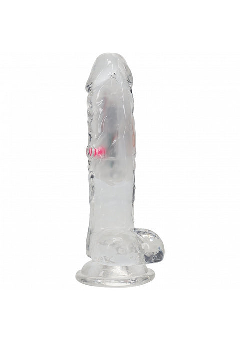 Shots RealRock 6" Cock/Dildo with Balls Remote Control
