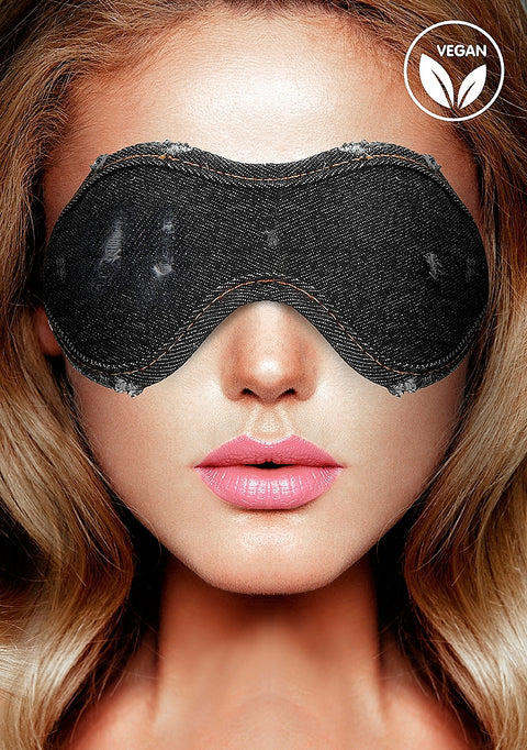 Ouch Denim Eye Mask Black