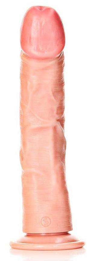Realrock 10" Curved Dildo Flesh
