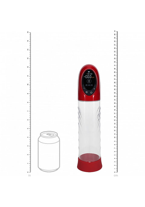 Pumped Cyberpulse Penis Pump Red