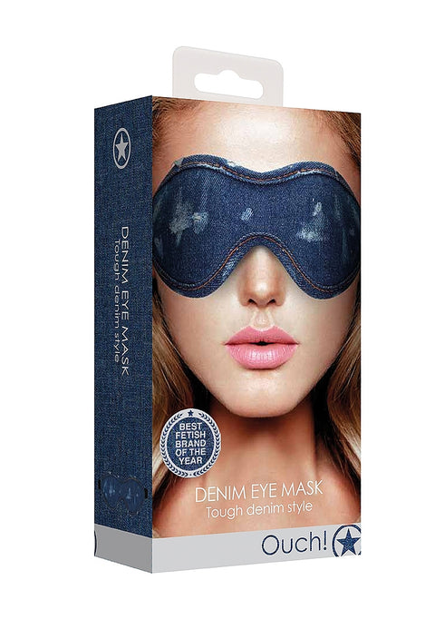 Ouch Denim Eye Mask Blue