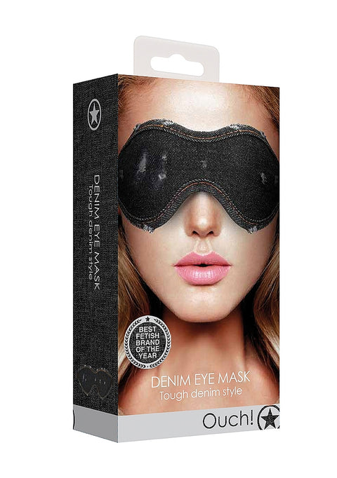 Ouch Denim Eye Mask Black