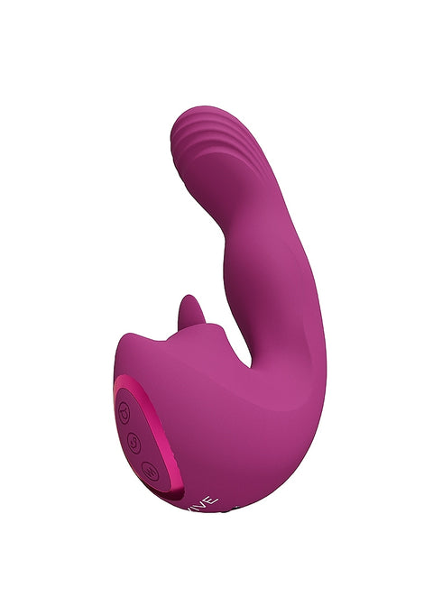 Vive Yumi Triple Motor G-Spot Finger Motion Vibrator - Pink