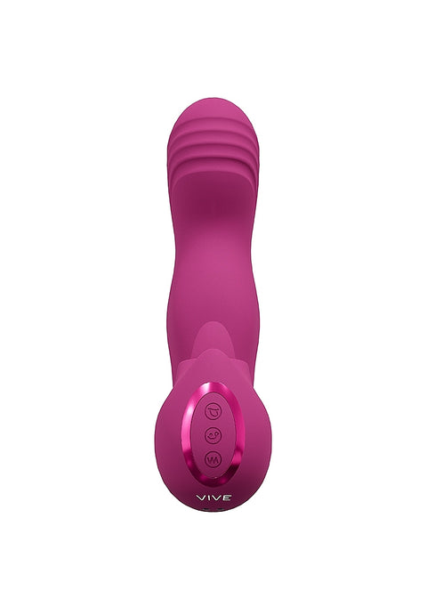 Vive Yumi Triple Motor G-Spot Finger Motion Vibrator - Pink