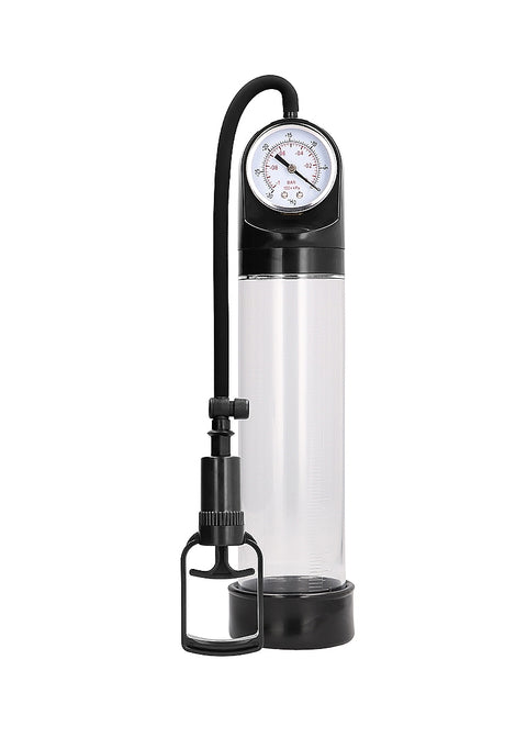 Pumped Comfort Pump With Advanced PSI Gauge - Transparent