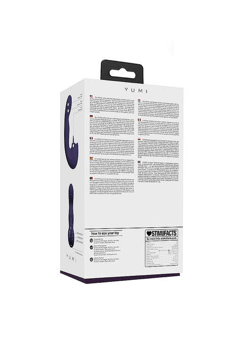 Vive Yumi Triple Motor G-Spot Finger Motion Vibrator - Purple