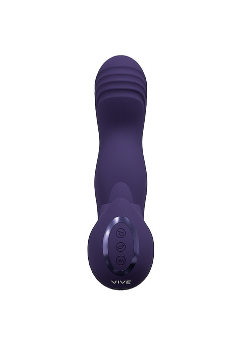 Vive Yumi Triple Motor G-Spot Finger Motion Vibrator - Purple