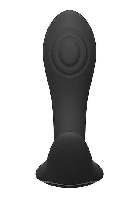 Vive Kata Rechargeable Triple Motor Hands-Free Silicone Vibrator - Black