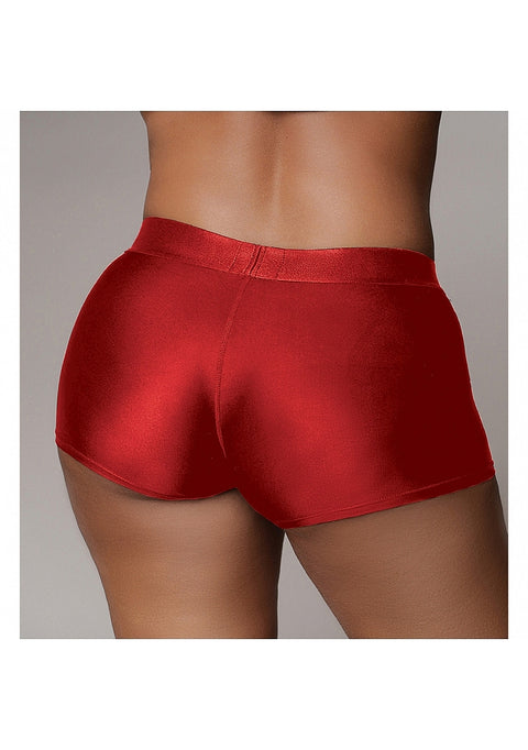 Ouch Vibrating Strap On Boxer – Red XL/XXL