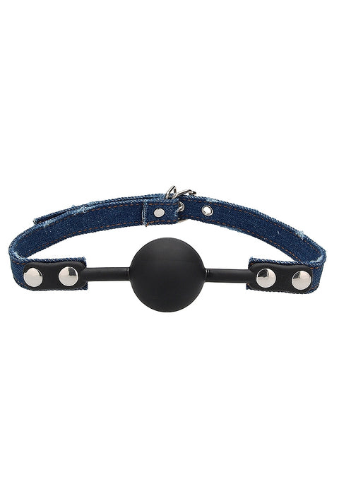 Ouch Silicone Ball Gag Blue