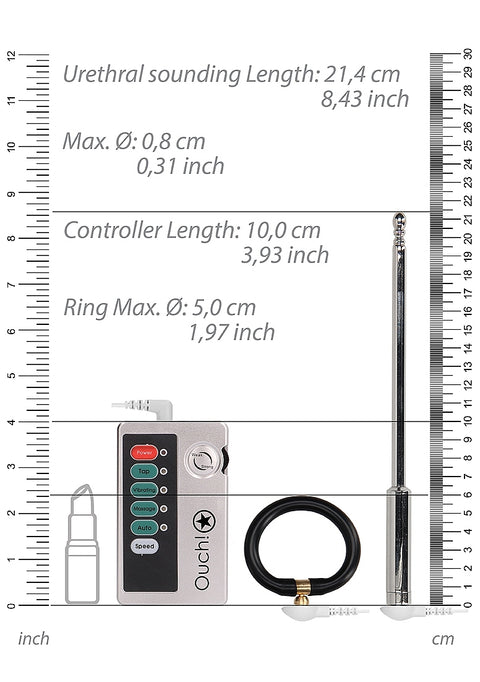 E-stimulation Urethral sounding set LRG