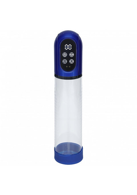 Pumped Engage Penis Pump Metallic Blue