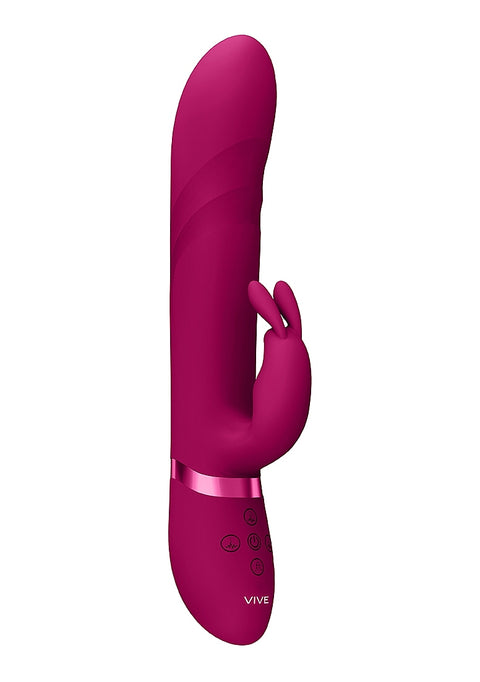 Vive Nari Vibrating and Rotating Wiggle G-Spot Rabbit - Pink