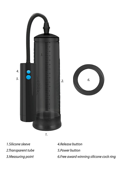 Pumped Extreme Power Rechargeable Auto Pump - Black