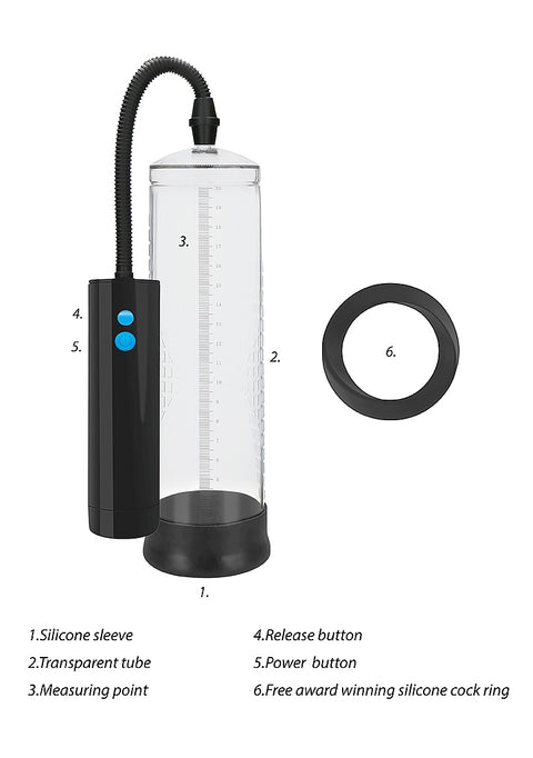 Pumped Extreme Power Rechargeable Auto Pump - Transparent