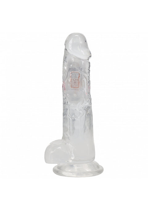 Shots Realrock 8" Cock/Dildo with Balls Remote Control LED