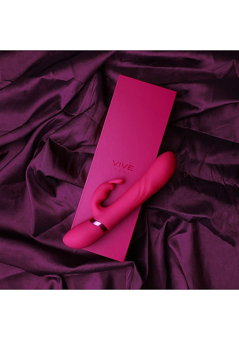 Vive Nari Vibrating and Rotating Wiggle G-Spot Rabbit - Pink