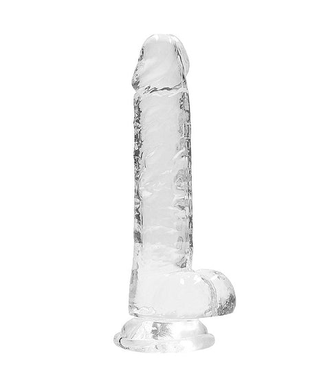 Realrock 7" Clear Dildo with Balls