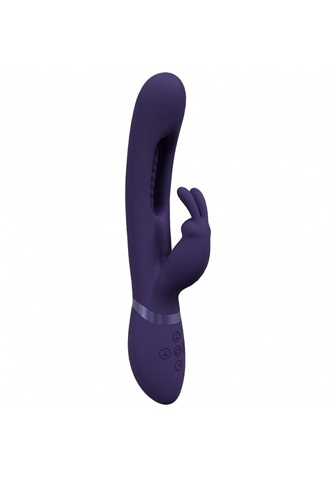 Vive Mika Triple Rabbit with G-Spot Flapping - Purple