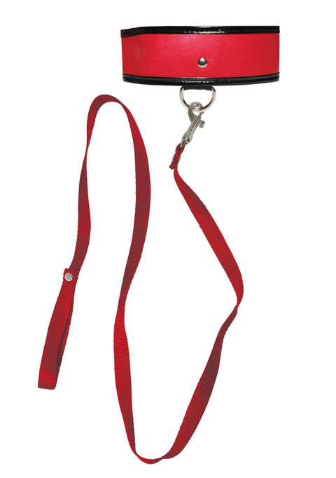 S&m Red Leash and Collar