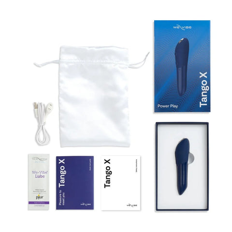 We Vibe Tango X Lipstick Rechargeable Bullet Vibrator Blue