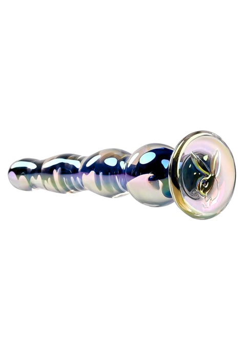 Playboy Jewels Wand Glass Dildo