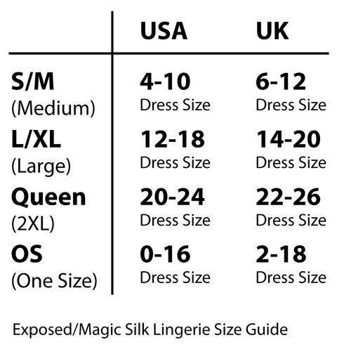 Exposed Pure Bliss Keyhole Gown and G-Set L/XL B562