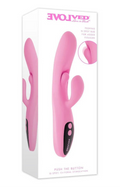 Pink cactus-shaped product with packaging on a white background