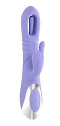 Purple and silver toy with Playboy branding on a white background
