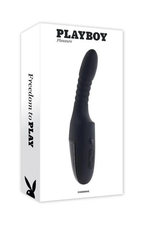 Pleasure Overdrive Thrusting Vibrator with Heated & Suction Base