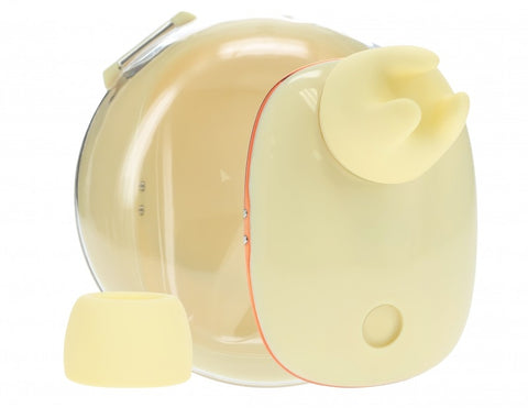 Loveline Dreamsicle 2-in-1 Tapping & Clitoral Air Pulse Vibe Yellow