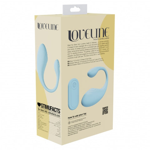 Loveline Wave C-Shaped G-Spot Vibe Blue
