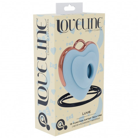 Loveline Luvie Clitoral Air Pulse Vibe Blue