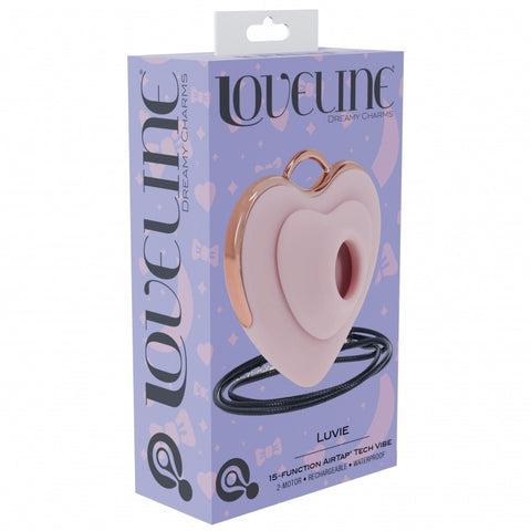 Loveline Luvie Clitoral Air Pulse Vibe Pink