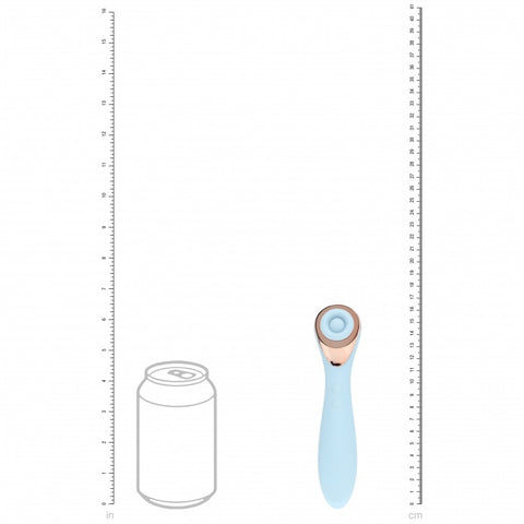 Loveline Darling Clitoral Air Pulse Interchangeable Head Vibe Blue