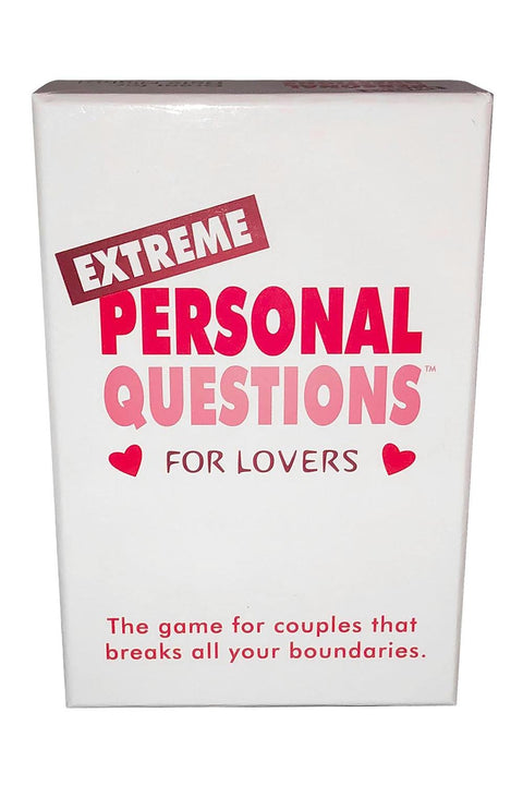 Extreme Personal Questions for Lovers Game
