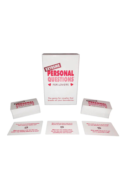 Extreme Personal Questions for Lovers Game