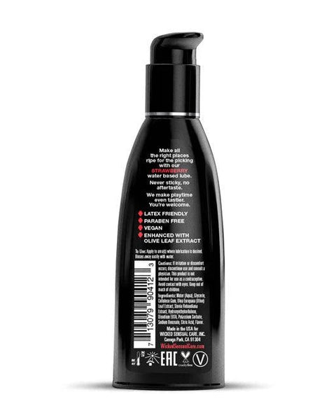 Black bottle with label on a white background