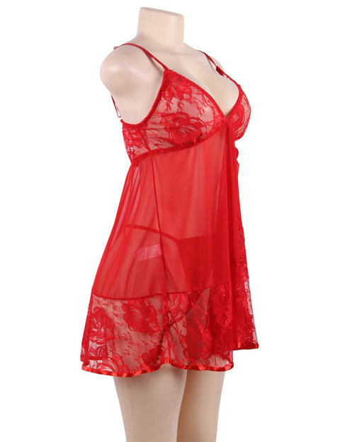 Oh Yeah Chemise Red R80158-3P XL