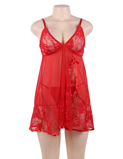 Oh Yeah Chemise Red R80158-3P XL