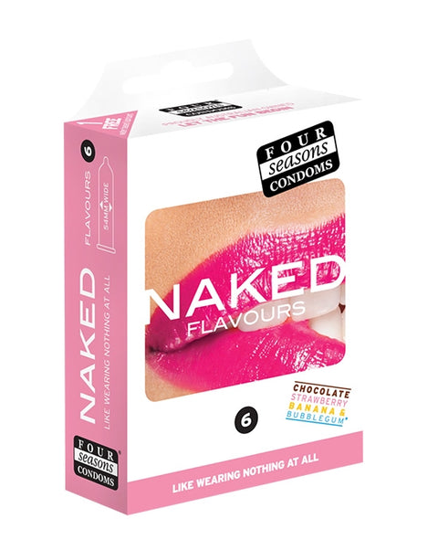 Four Seasons Condoms Naked Flavours 6 Pack